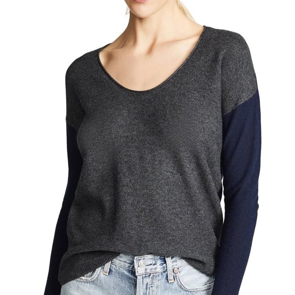 Madewell ~new~Kimball Pullover Colorblock Sweater in Small - Picture 2 of 12